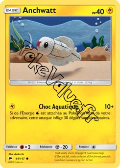Carte Pokémon Anchwatt  n°44 de la série Ombres Ardentes