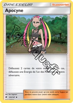 Carte Pokémon Apocyne n°120 de la série Ombres Ardentes