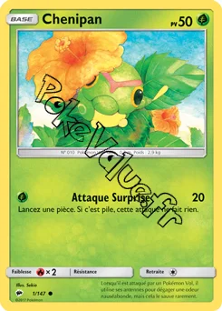 Carte Pokémon Chenipan  n°1 de la série Ombres Ardentes