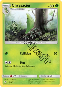 Carte Pokémon Chrysacier  n°2 de la série Ombres Ardentes