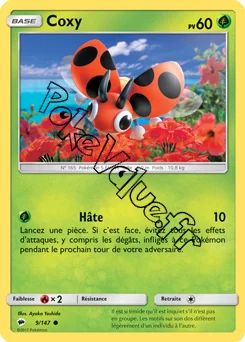 Carte Pokémon Coxy n°9 de la série Ombres Ardentes