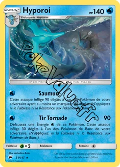 Carte Pokémon Hyporoi n°31 de la série Ombres Ardentes