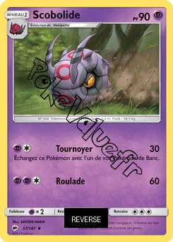 Carte Pokémon Scobolide Reverse n°57 de la série Ombres Ardentes