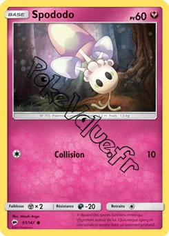 Carte Pokémon Spododo n°97 de la série Ombres Ardentes