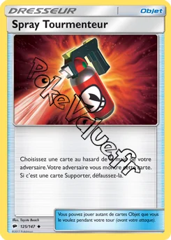 Carte Pokémon Spray Tourmenteur n°125 de la série Ombres Ardentes