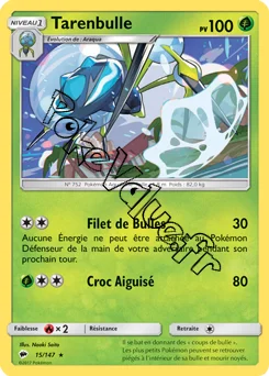 Carte Pokémon Tarenbulle n°15 de la série Ombres Ardentes