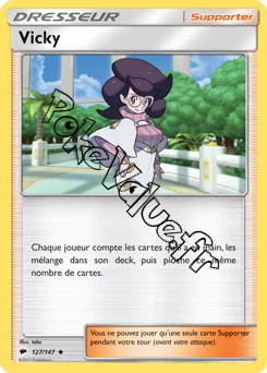 Carte Pokémon Vicky n°127 de la série Ombres Ardentes