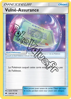 Carte Pokémon Vulné Assurance n°126 de la série Ombres Ardentes