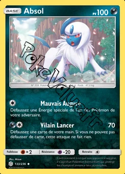 Carte Pokémon Absol  n°133 de la série Éclipse Cosmique