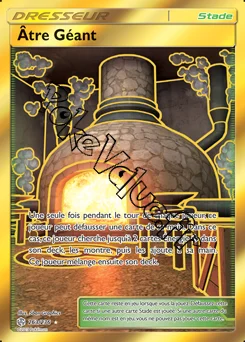 Carte Pokémon Âtre Géant n°263 de la série Éclipse Cosmique