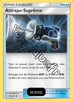 Carte Pokémon Attrape Suprême Reverse n°192 de la série Éclipse Cosmique