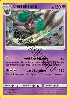 Carte Pokémon Desséliande n°94 de la série Éclipse Cosmique