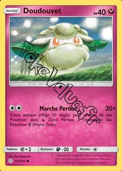 Carte Pokémon Doudouvet n°147 de la série Éclipse Cosmique