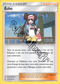 Carte Pokémon Écho n°204 de la série Éclipse Cosmique