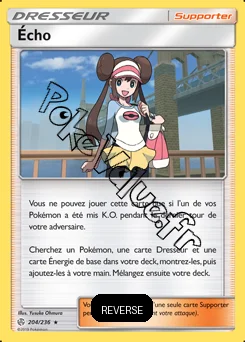 Carte Pokémon Écho Reverse n°204 de la série Éclipse Cosmique