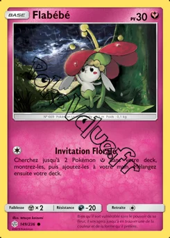 Carte Pokémon Flabébé  n°149 de la série Éclipse Cosmique