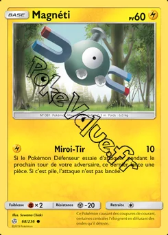 Carte Pokémon Magnéti n°68 de la série Éclipse Cosmique