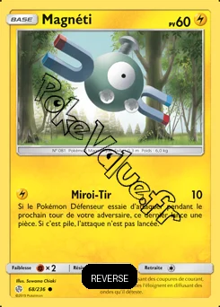Carte Pokémon Magnéti Reverse n°68 de la série Éclipse Cosmique