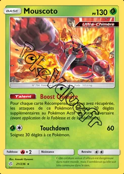 Carte Pokémon Mouscoto n°21 de la série Éclipse Cosmique