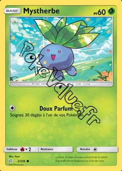 Carte Pokémon Mystherbe n°2 de la série Éclipse Cosmique