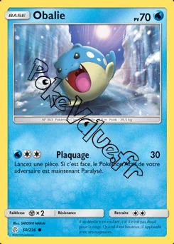 Carte Pokémon Obalie n°50 de la série Éclipse Cosmique