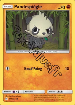 Carte Pokémon Pandespiègle n°119 de la série Éclipse Cosmique