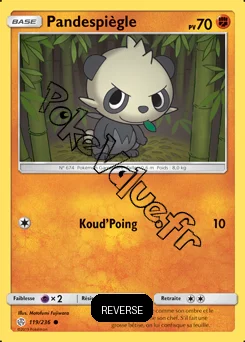 Carte Pokémon Pandespiègle Reverse n°119 de la série Éclipse Cosmique