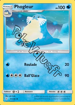 Carte Pokémon Phogleur n°51 de la série Éclipse Cosmique
