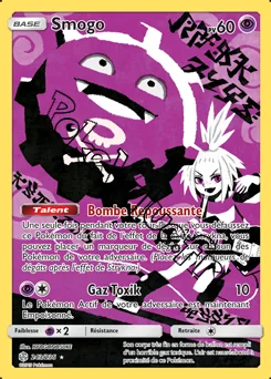 Carte Pokémon Smogo n°243 de la série Éclipse Cosmique
