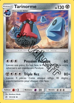 Carte Pokémon Tarinorme n°141 de la série Éclipse Cosmique