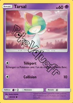 Carte Pokémon Tarsal n°80 de la série Éclipse Cosmique