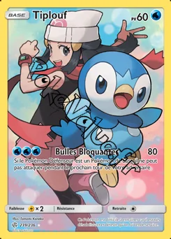 Carte Pokémon Tiplouf n°239 de la série Éclipse Cosmique
