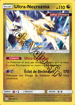Carte Pokémon Ultra Necrozma  n°164 de la série Éclipse Cosmique