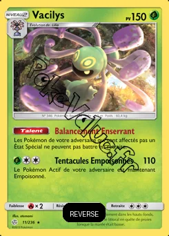 Carte Pokémon Vacilys Reverse n°11 de la série Éclipse Cosmique