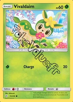 Carte Pokémon Vivaldaim n°15 de la série Éclipse Cosmique