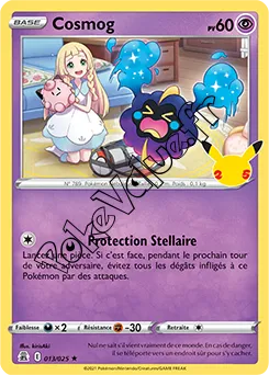 Carte Pokémon Cosmog  n°013 de la série Célébrations
