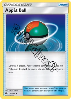 Carte Pokémon Appât Ball n°138 de la série Tempête Céleste