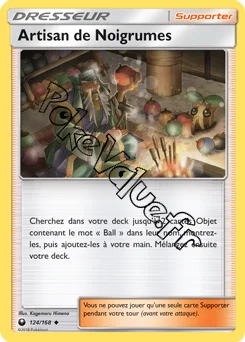 Carte Pokémon Artisan de Noigrumes n°124 de la série Tempête Céleste