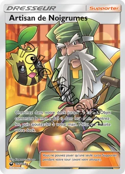 Carte Pokémon Artisan de Noigrumes n°161 de la série Tempête Céleste