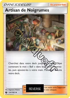 Carte Pokémon Artisan de Noigrumes Reverse n°124 de la série Tempête Céleste