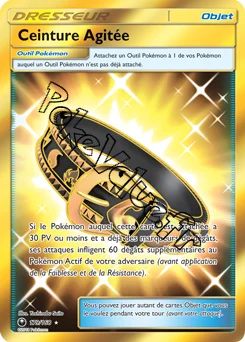 Carte Pokémon Ceinture Agitée n°179 de la série Tempête Céleste