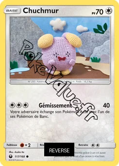 Carte Pokémon Chuchmur Reverse n°117 de la série Tempête Céleste