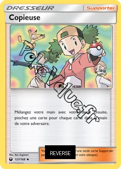 Carte Pokémon Copieuse Reverse n°127 de la série Tempête Céleste