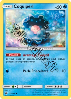Carte Pokémon Coquiperl n°41 de la série Tempête Céleste