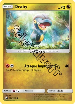 Carte Pokémon Draby n°104 de la série Tempête Céleste