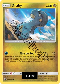 Carte Pokémon Draby Reverse n°103 de la série Tempête Céleste