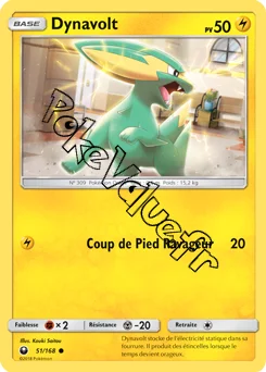 Carte Pokémon Dynavolt n°51 de la série Tempête Céleste