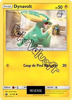 Carte Pokémon Dynavolt Reverse n°51 de la série Tempête Céleste