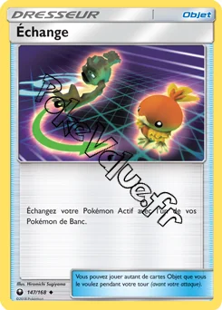 Carte Pokémon Échange n°147 de la série Tempête Céleste