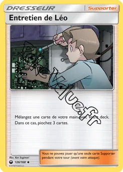 Carte Pokémon Entretien de Léo n°126 de la série Tempête Céleste